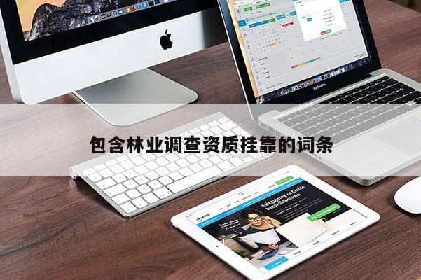 包含林业调查资质挂靠的词条