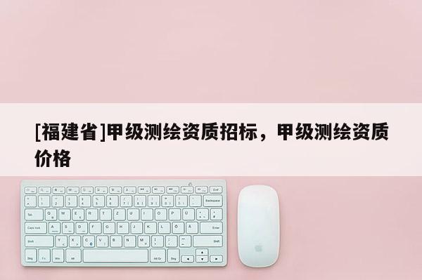 [福建省]甲级测绘资质招标，甲级测绘资质价格