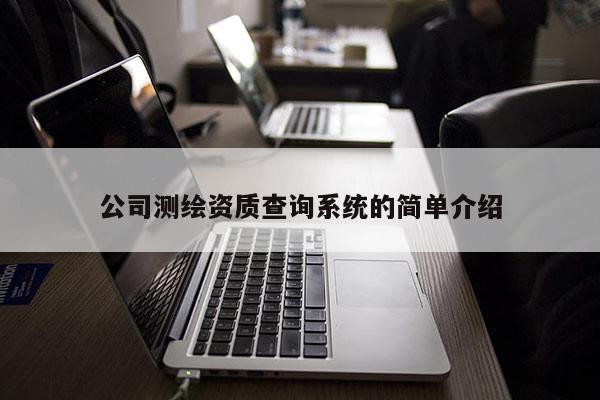 公司测绘资质查询系统的简单介绍
